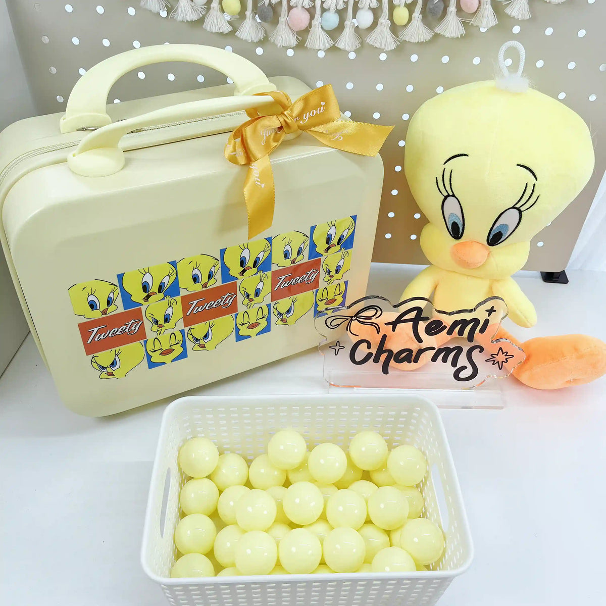 A-【Kawaii Lucky Scoop Suitcase Set】- Edición de 14"