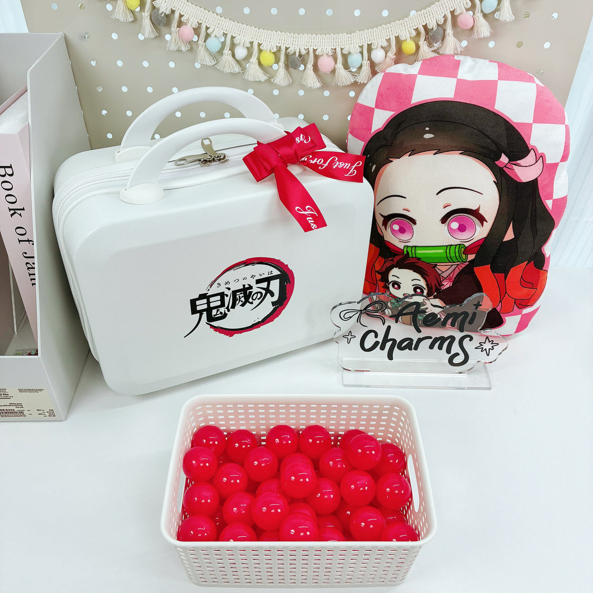 A-【Kawaii Lucky Scoop Suitcase Set】- Edición de 14"