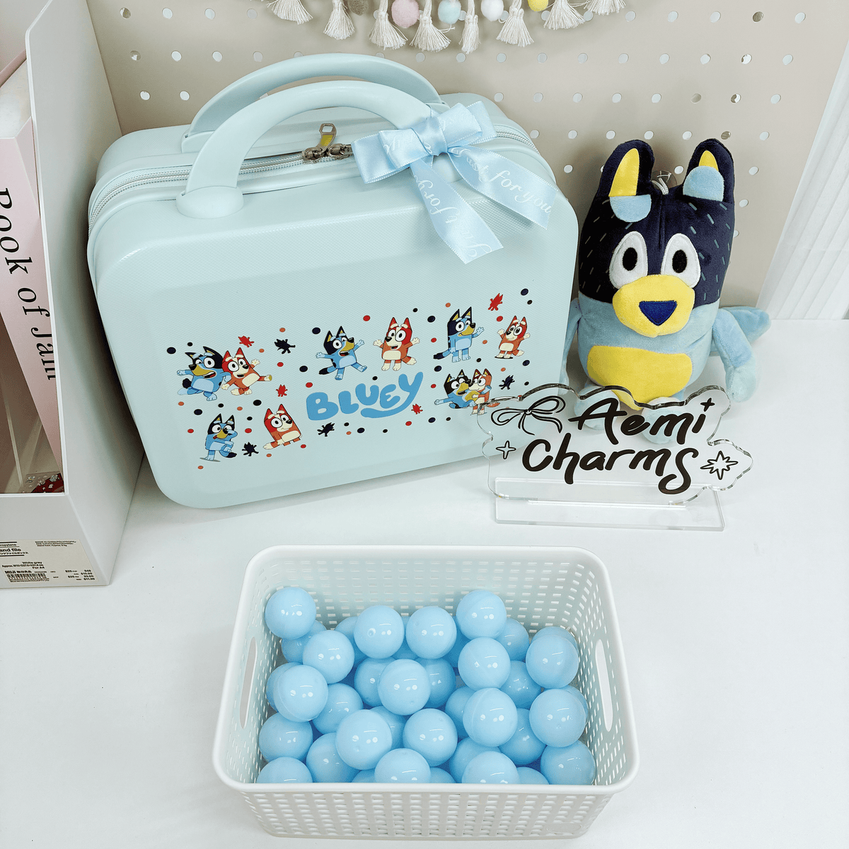 A-【Kawaii Lucky Scoop Suitcase Set】- Edición de 14"