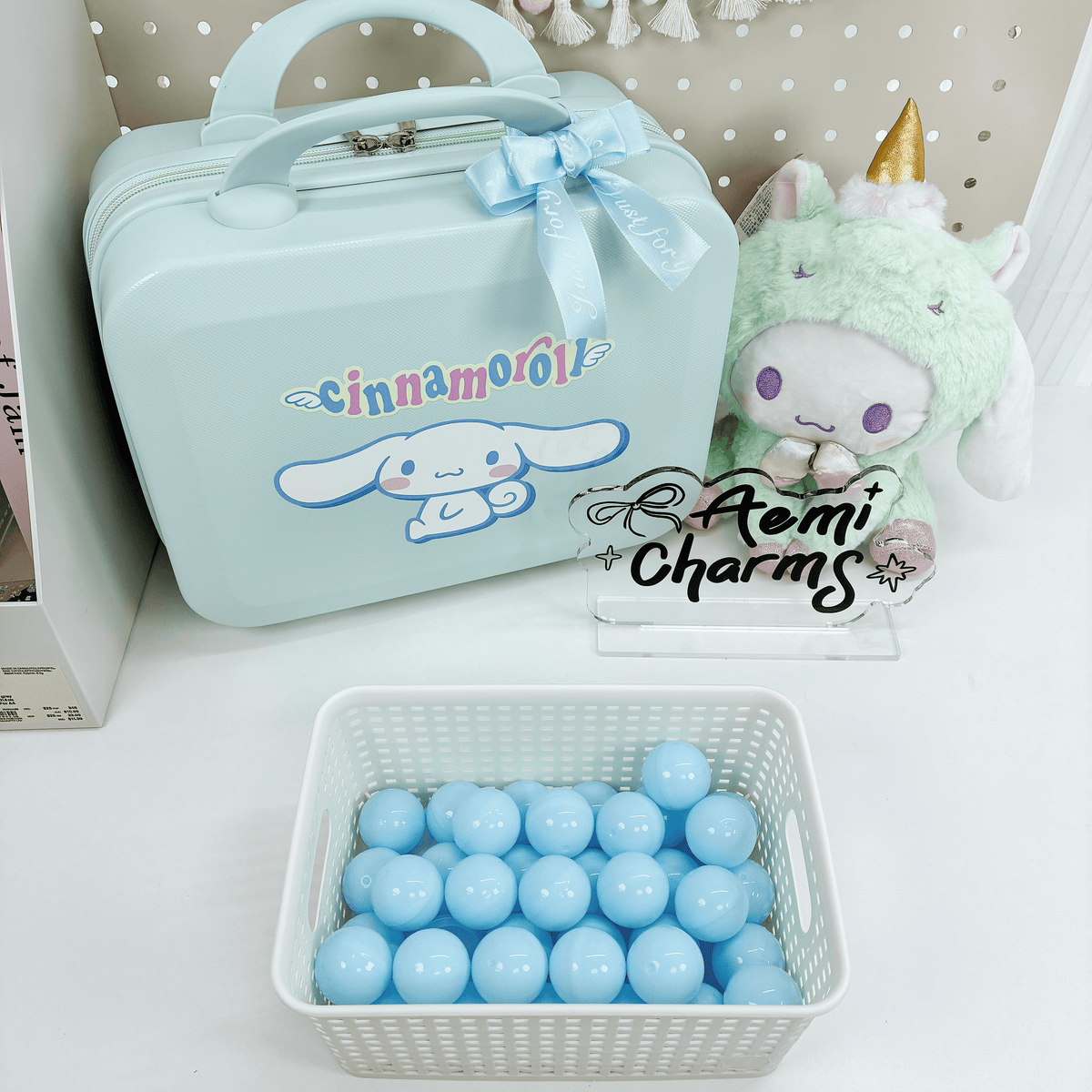 A-【Kawaii Lucky Scoop Suitcase Set】- Edición de 14"