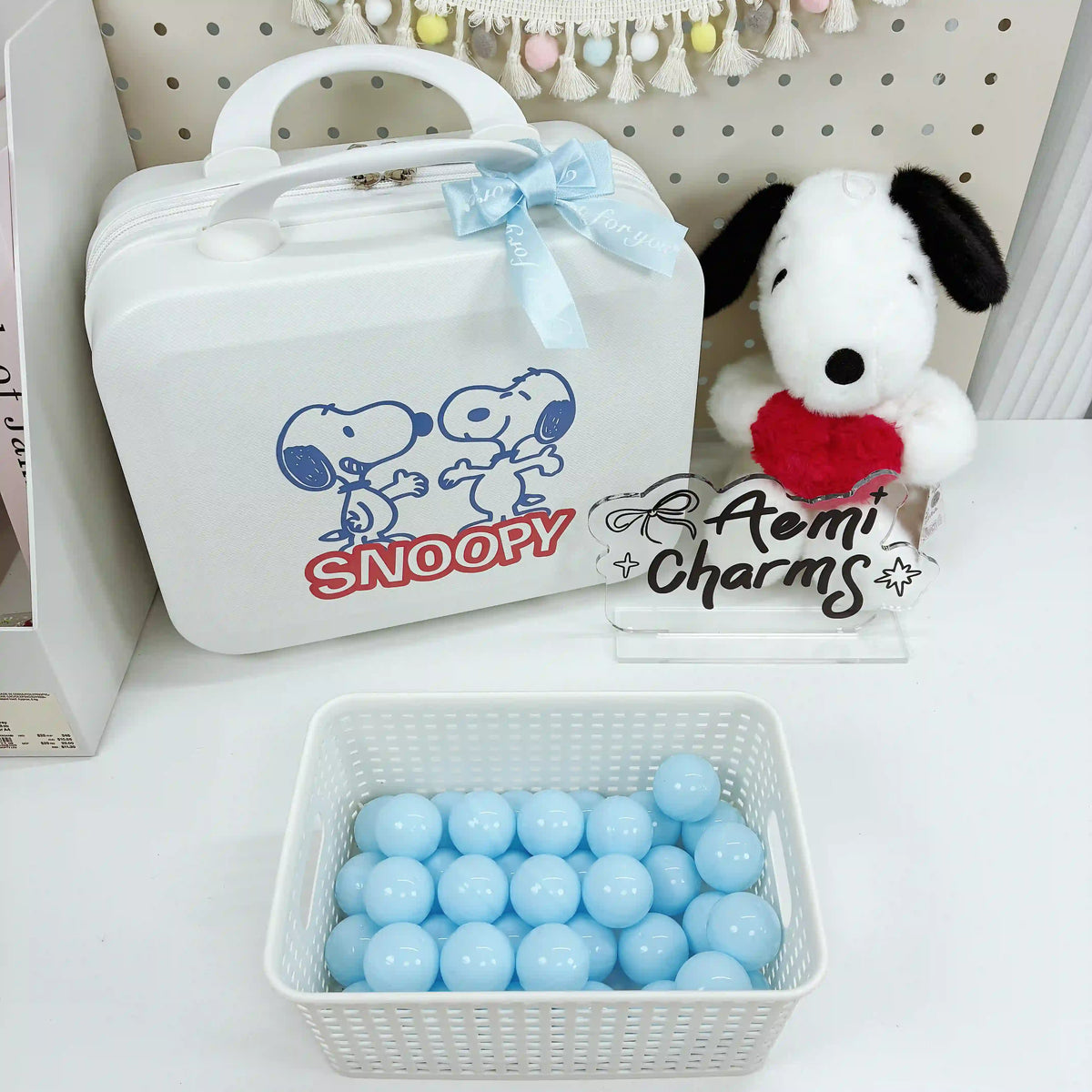 A-【Kawaii Lucky Scoop Suitcase Set】- Edición de 14"