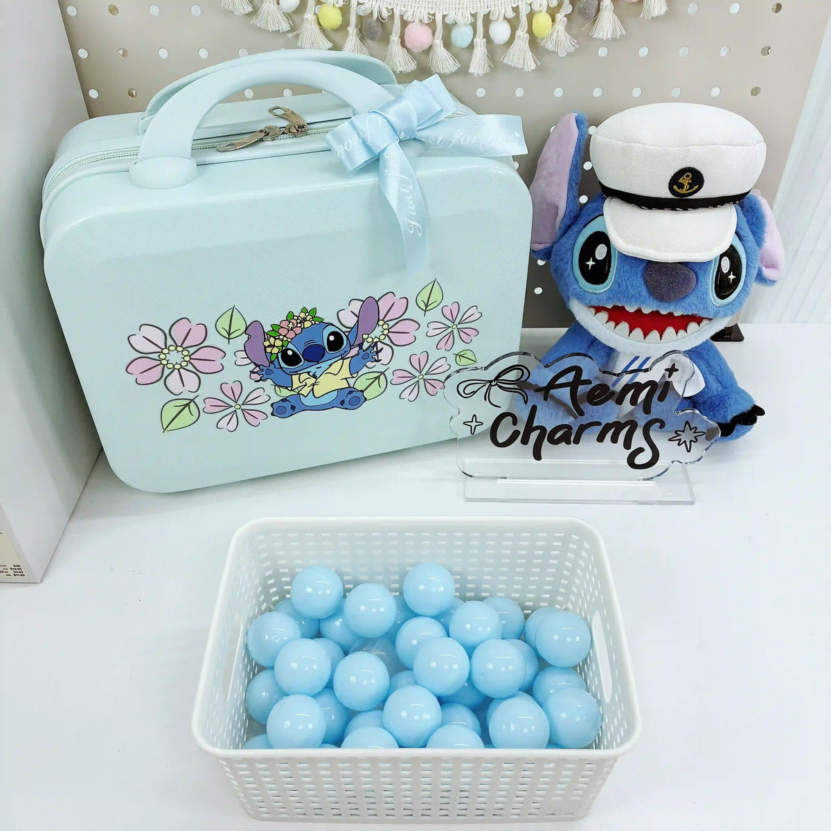 A-【Kawaii Lucky Scoop Suitcase Set】- Edición de 14"