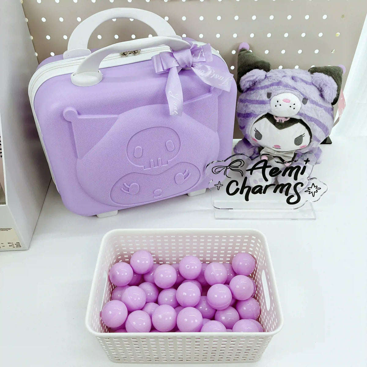 A-【Kawaii Lucky Scoop Suitcase Set】- Edición de 14"