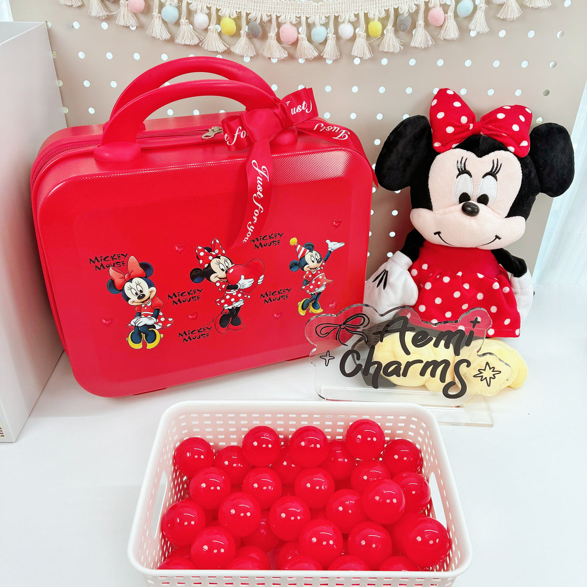 A-【Kawaii Lucky Scoop Suitcase Set】- Edición de 14"