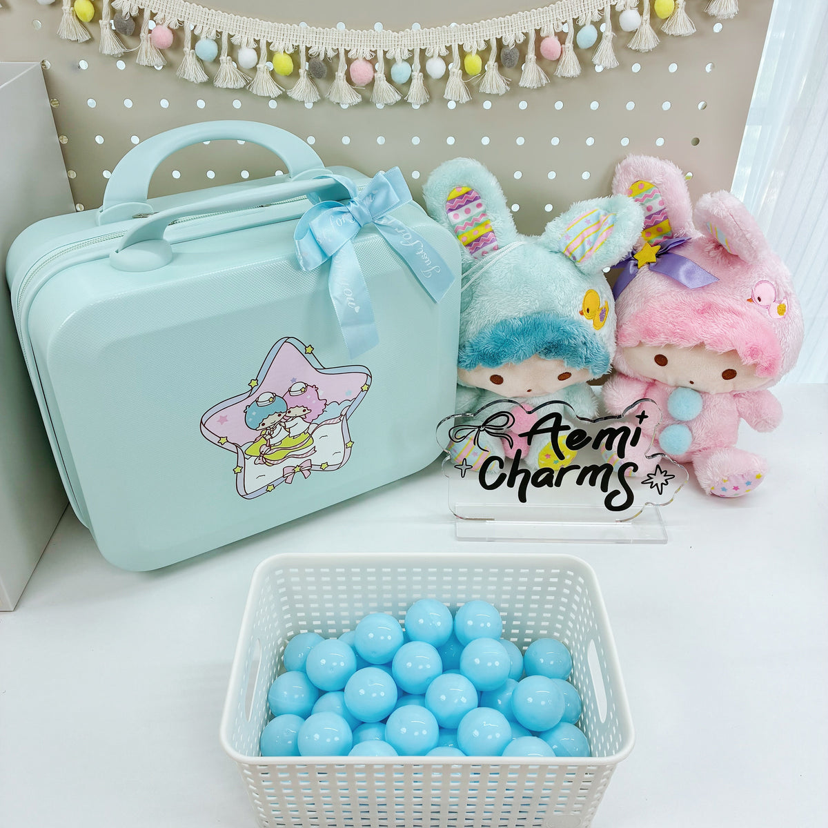 A-【Kawaii Lucky Scoop Suitcase Set】- Edición de 14"