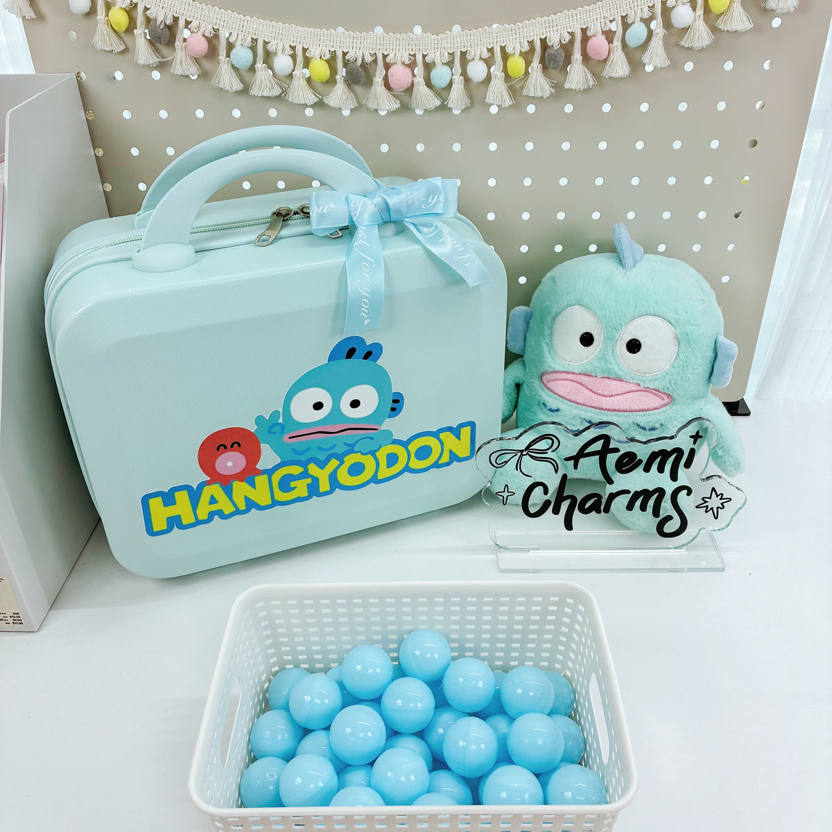 A-【Kawaii Lucky Scoop Suitcase Set】- Edición de 14"