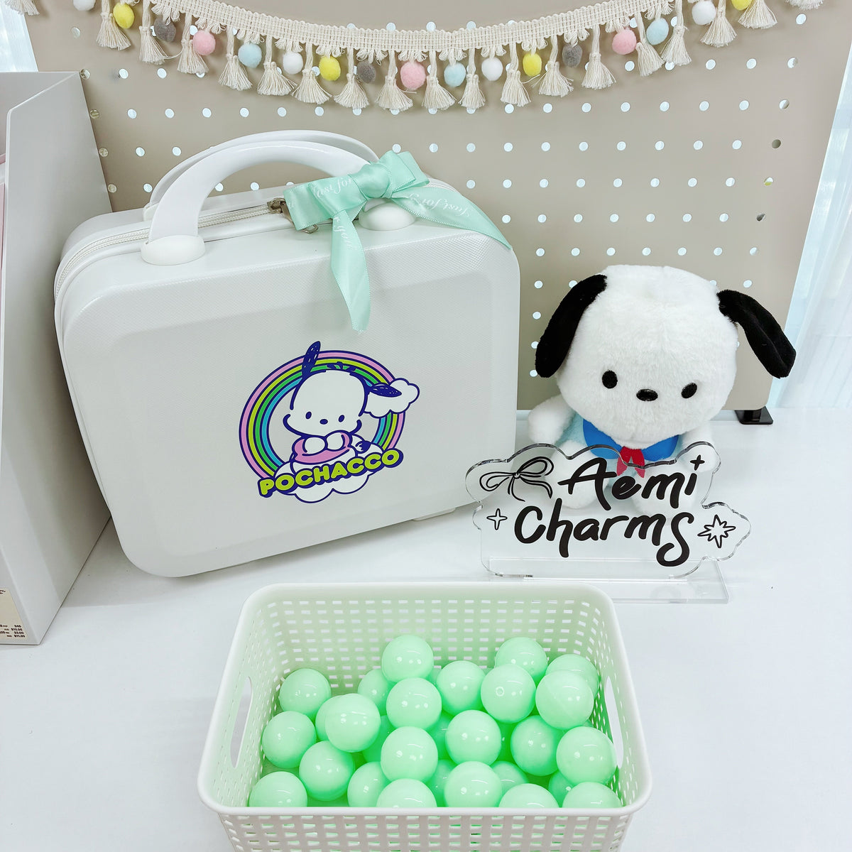 A-【Kawaii Lucky Scoop Suitcase Set】- Edición de 14"
