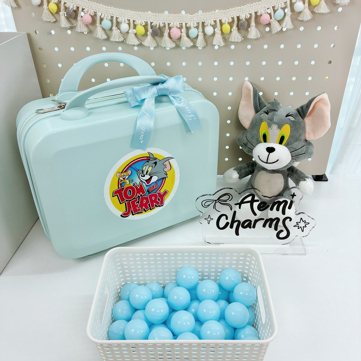 A-【Kawaii Lucky Scoop Suitcase Set】- Edición de 14"