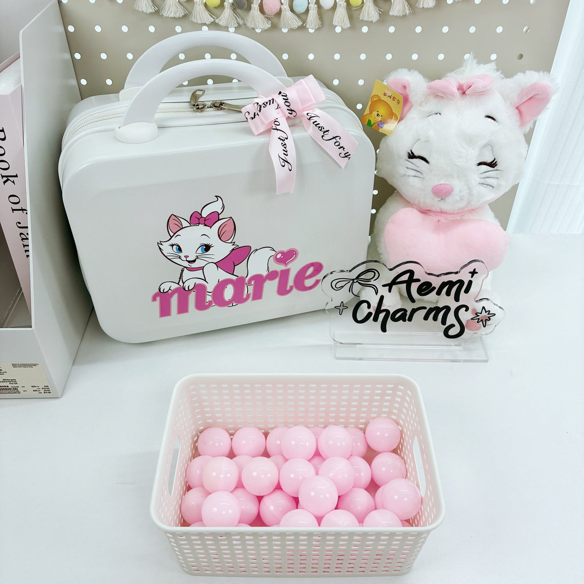 A-【Kawaii Lucky Scoop Suitcase Set】- Edición de 14"